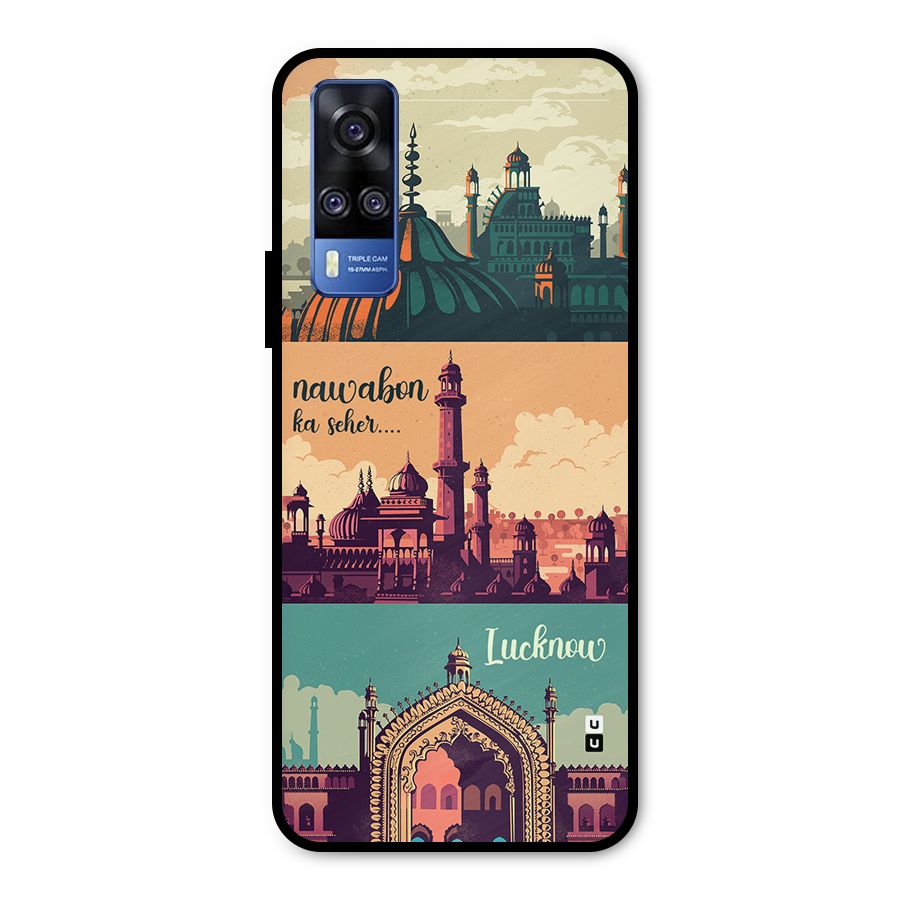 Lucknow City Metal Back Case for Vivo Y31
