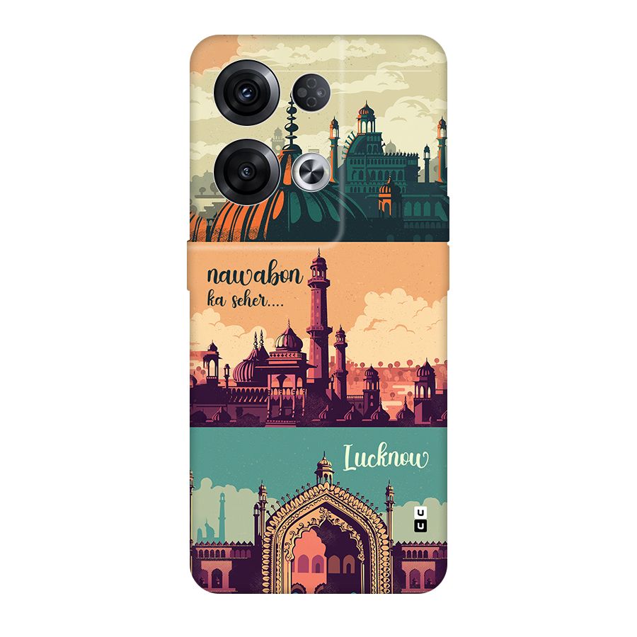 Lucknow City Original Polycarbonate Back Case for Oppo Reno8 Pro 5G