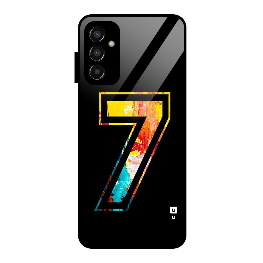 Lucky Number Glass Back Case for Galaxy F13
