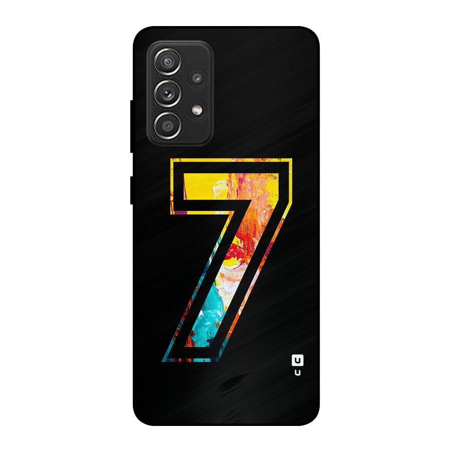 Lucky Number Metal Back Case for Galaxy A52s 5G