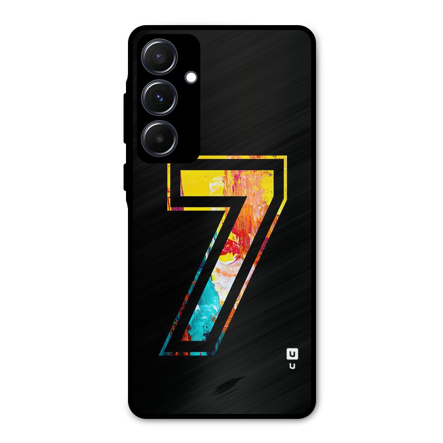 Lucky Number Metal Back Case for Galaxy A55