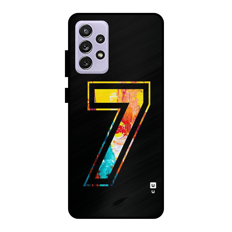Lucky Number Metal Back Case for Galaxy A72