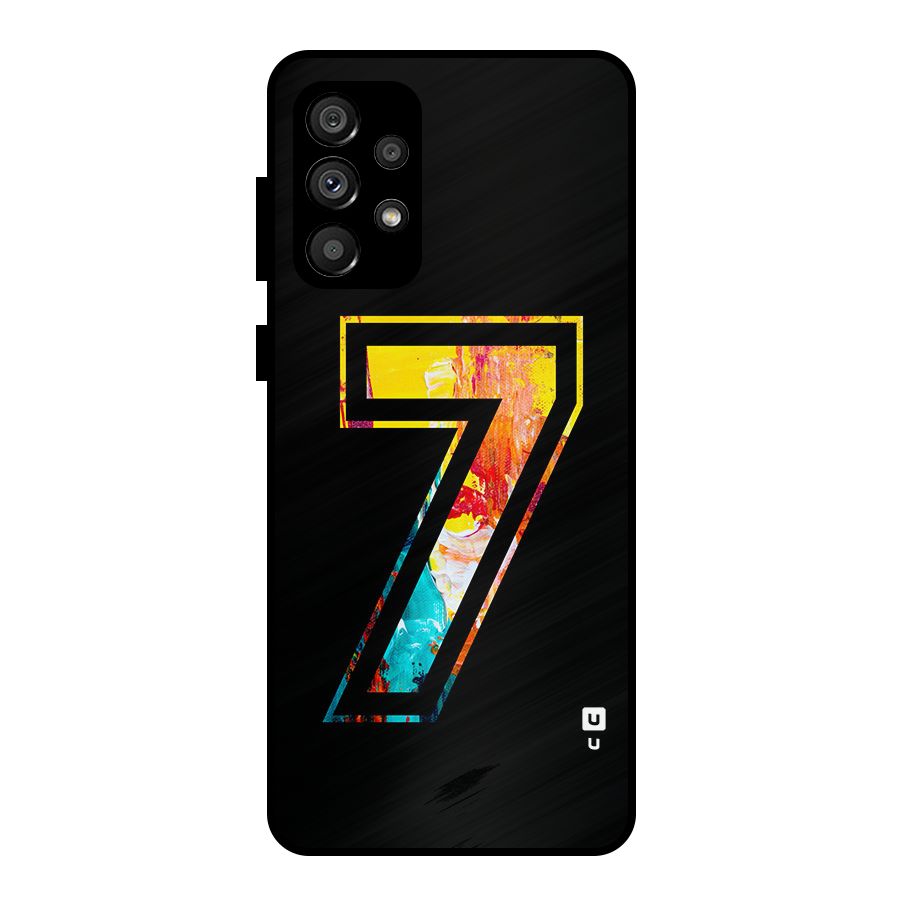 Lucky Number Metal Back Case for Galaxy A73 5G