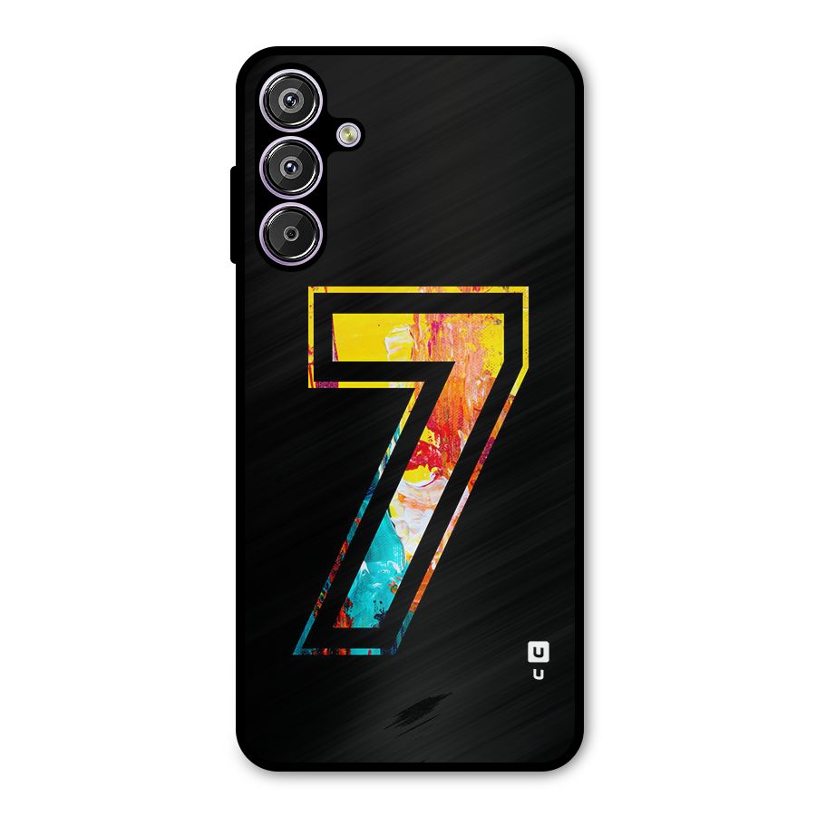 Lucky Number Metal Back Case for Galaxy M15