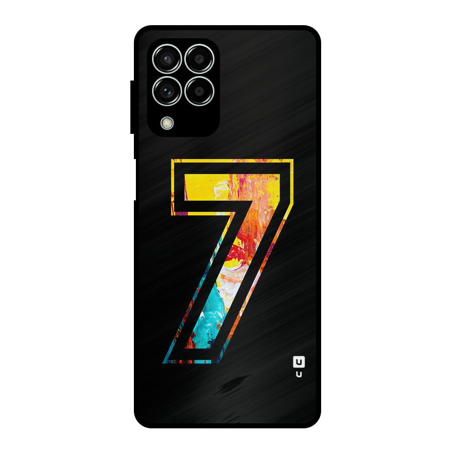 Lucky Number Metal Back Case for Galaxy M33