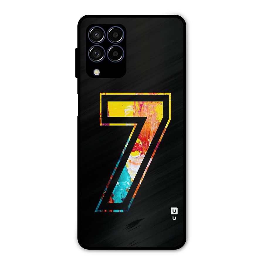 Lucky Number Metal Back Case for Galaxy M53 5G
