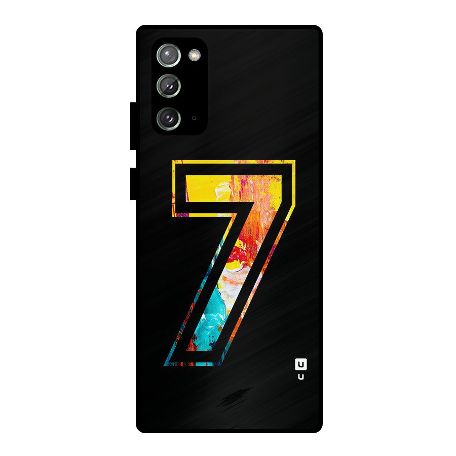 Lucky Number Metal Back Case for Galaxy Note 20