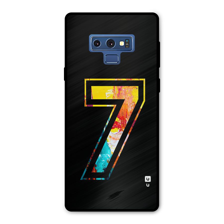 Lucky Number Metal Back Case for Galaxy Note 9