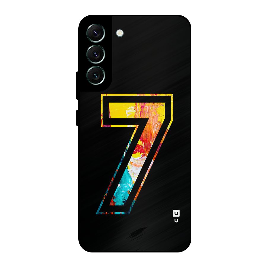 Lucky Number Metal Back Case for Galaxy S22 Plus 5G