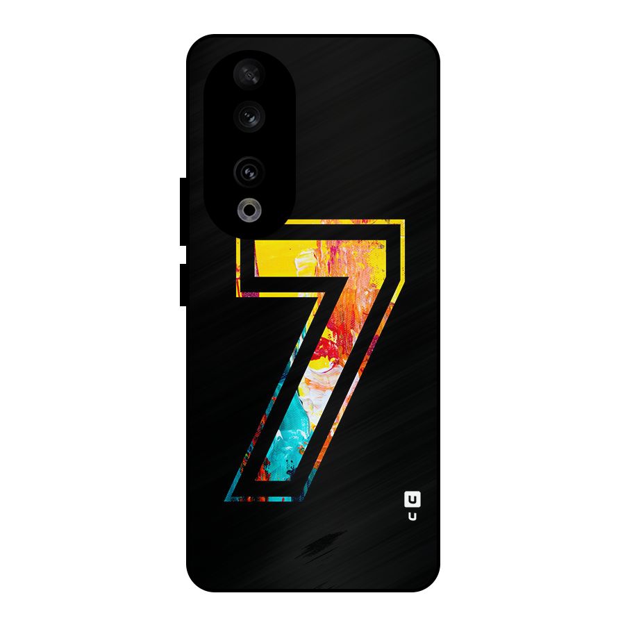 Lucky Number Metal Back Case for Honor 90