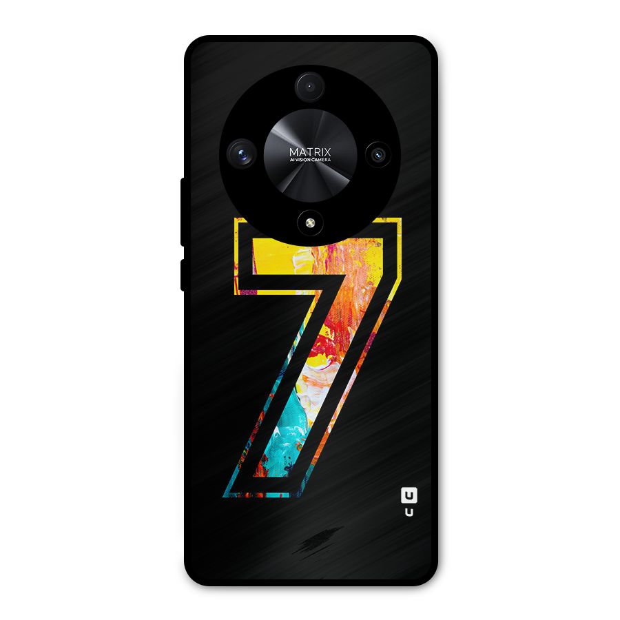 Lucky Number Metal Back Case for Honor X9b