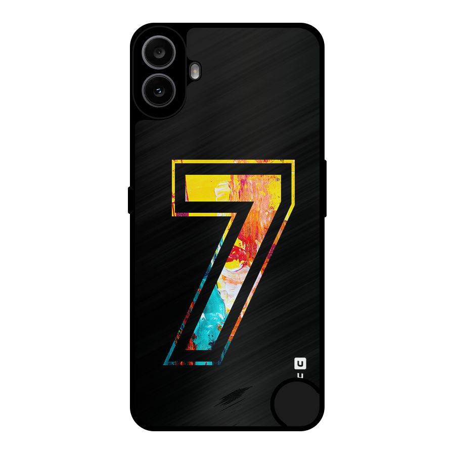 Lucky Number Metal Back Case for Nothing CMF Phone 1