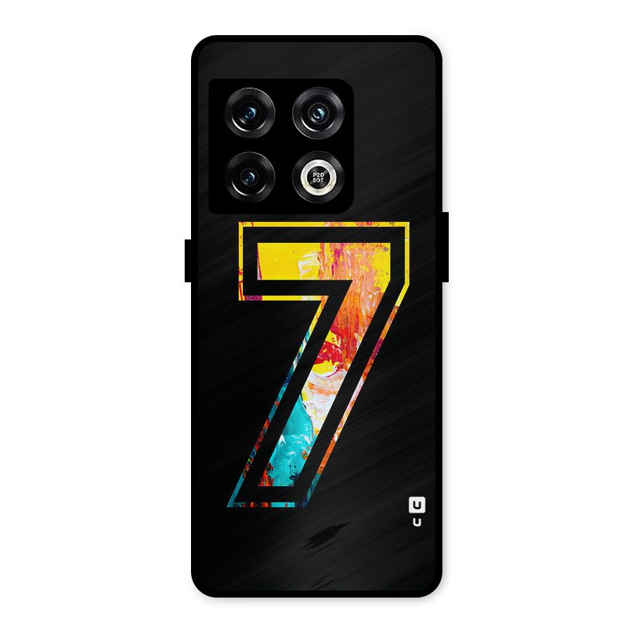 Lucky Number Metal Back Case for OnePlus 10 Pro 5G