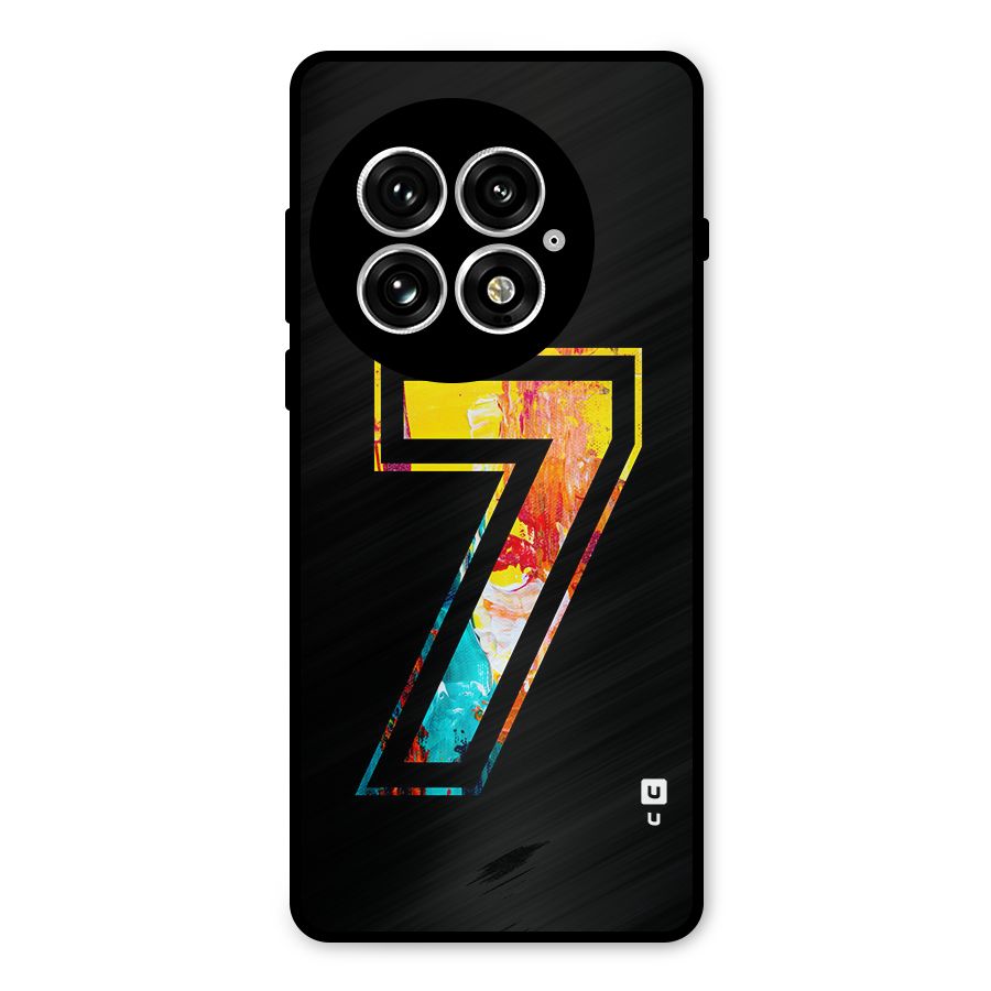 Lucky Number Metal Back Case for OnePlus 13