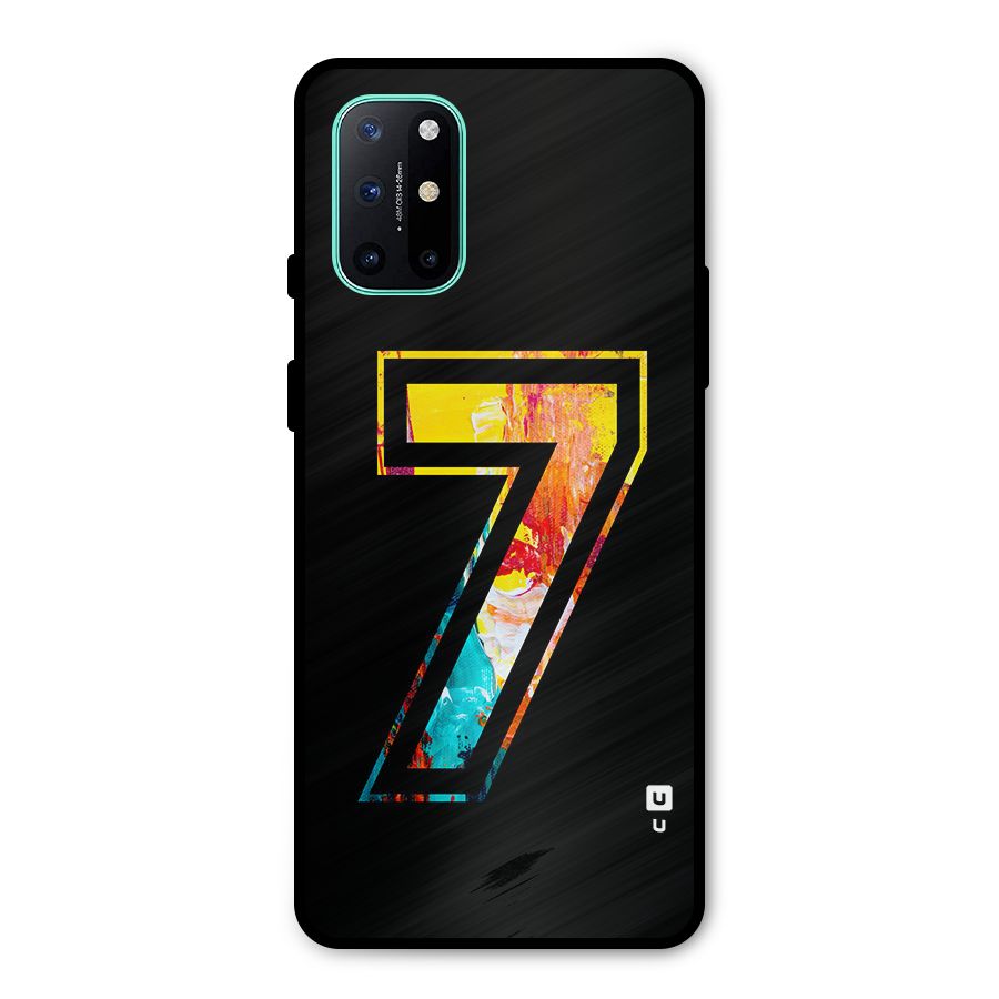 Lucky Number Metal Back Case for OnePlus 8T
