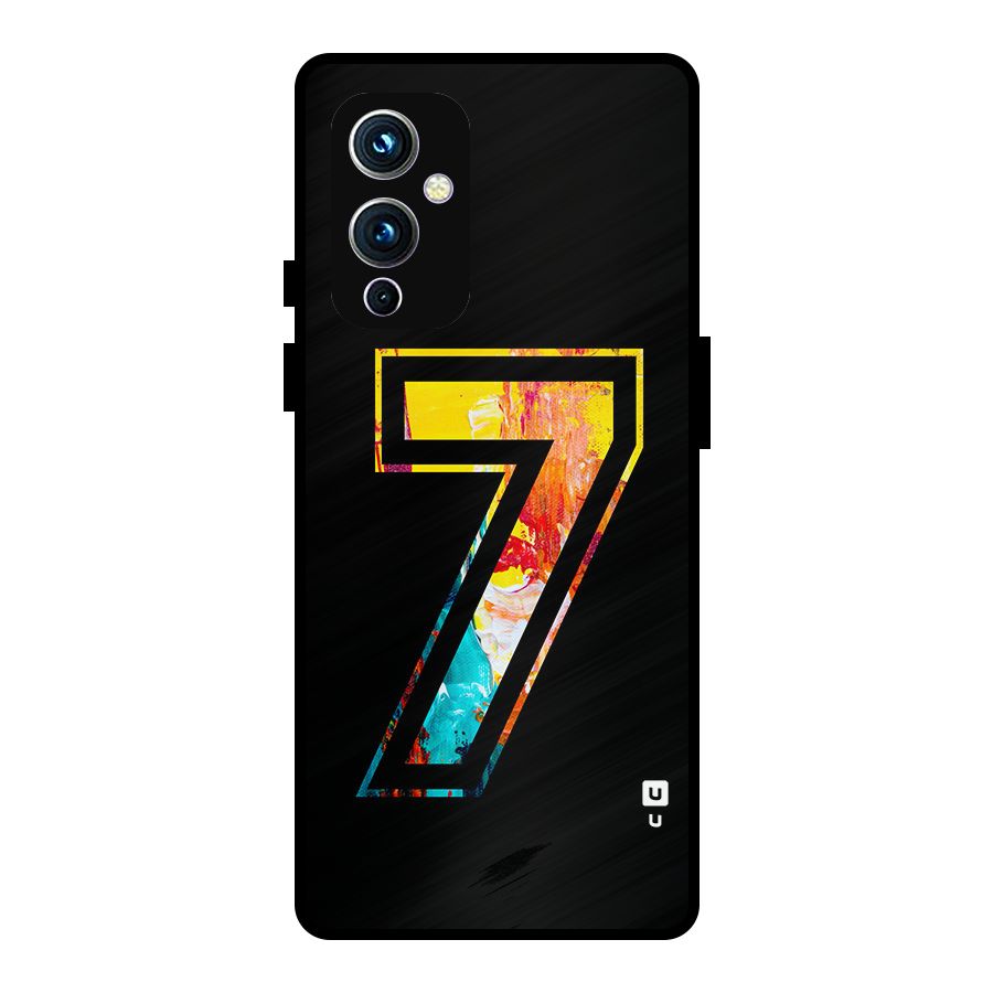 Lucky Number Metal Back Case for OnePlus 9