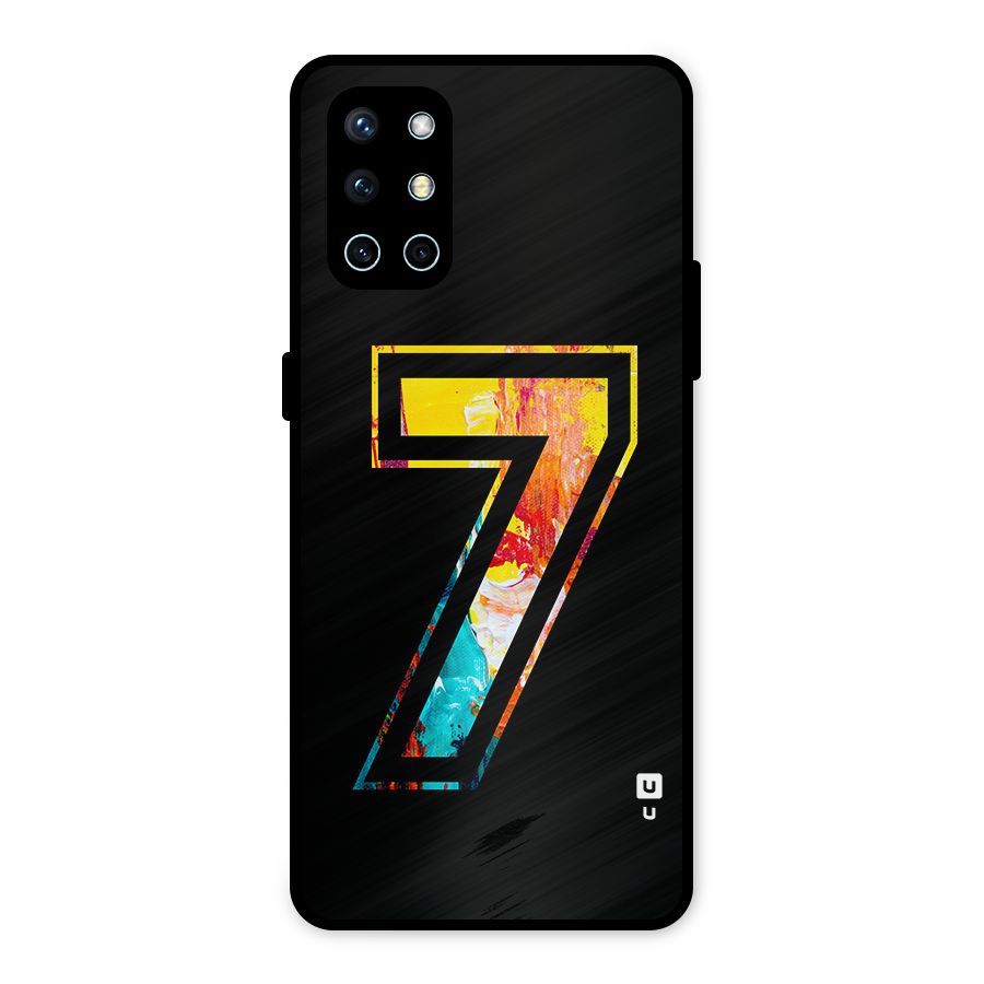 Lucky Number Metal Back Case for OnePlus 9R