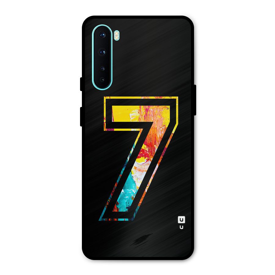 Lucky Number Metal Back Case for OnePlus Nord