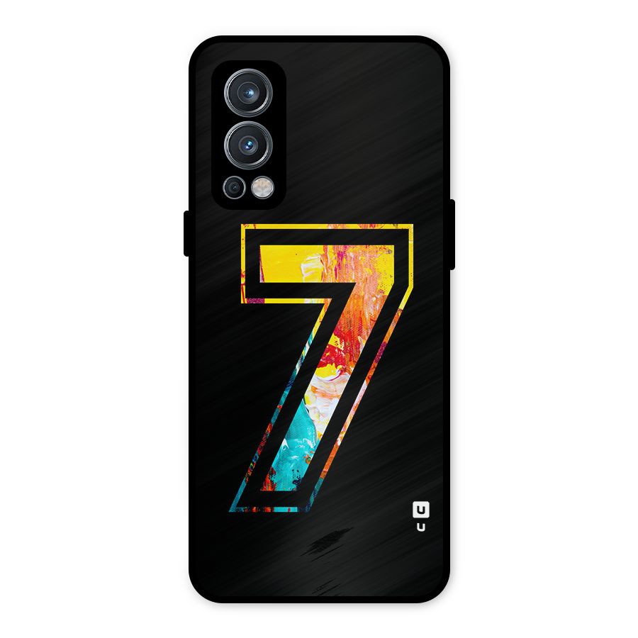Lucky Number Metal Back Case for OnePlus Nord 2 5G