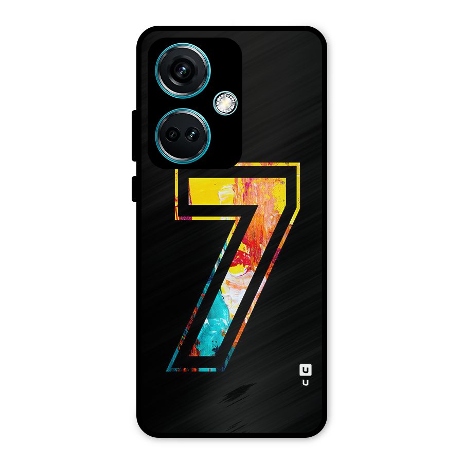 Lucky Number Metal Back Case for OnePlus Nord CE 3 5G