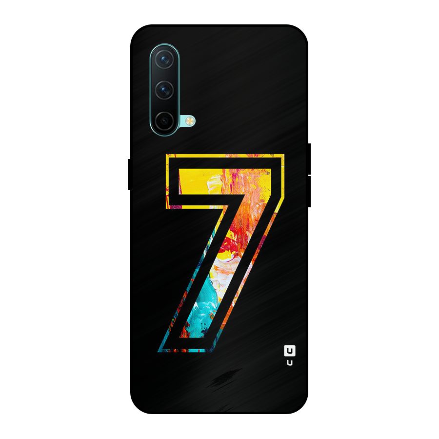 Lucky Number Metal Back Case for OnePlus Nord CE 5G