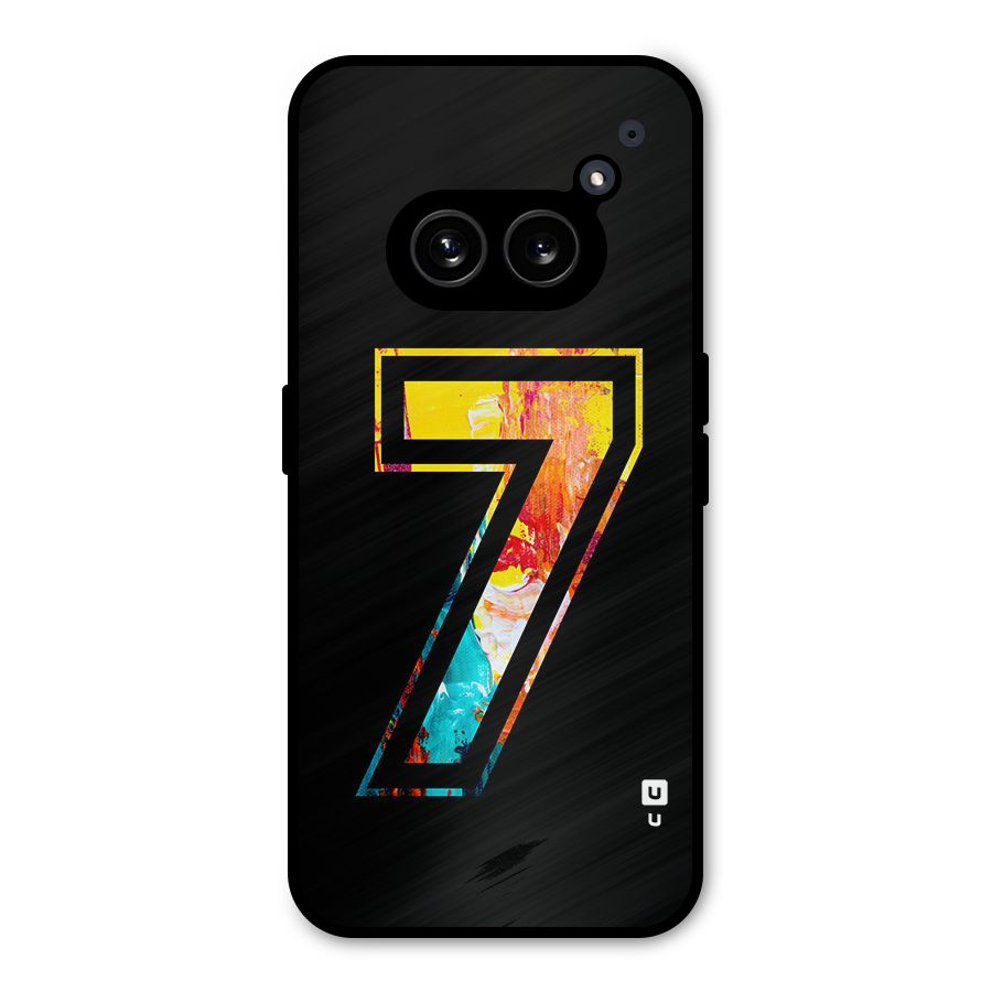 Lucky Number Metal Back Case for Nothing Phone 2a