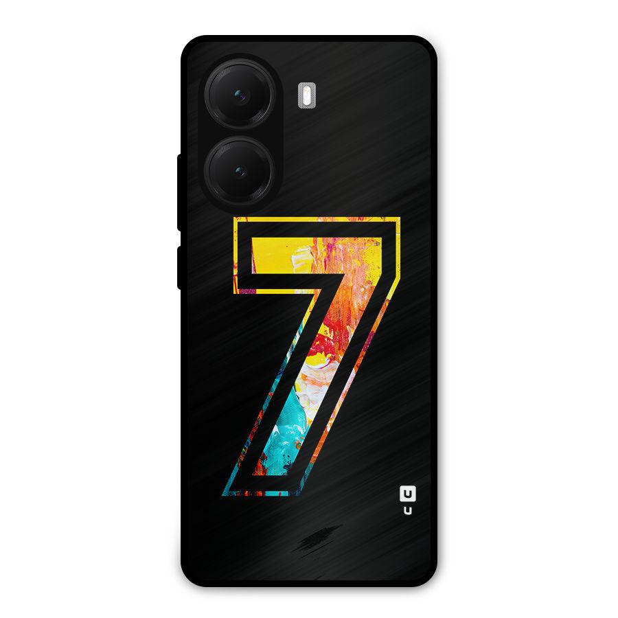 Lucky Number Metal Back Case for Poco X7 Pro
