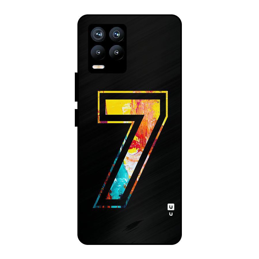 Lucky Number Metal Back Case for Realme 8 Pro