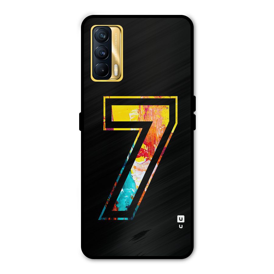 Lucky Number Metal Back Case for Realme X7