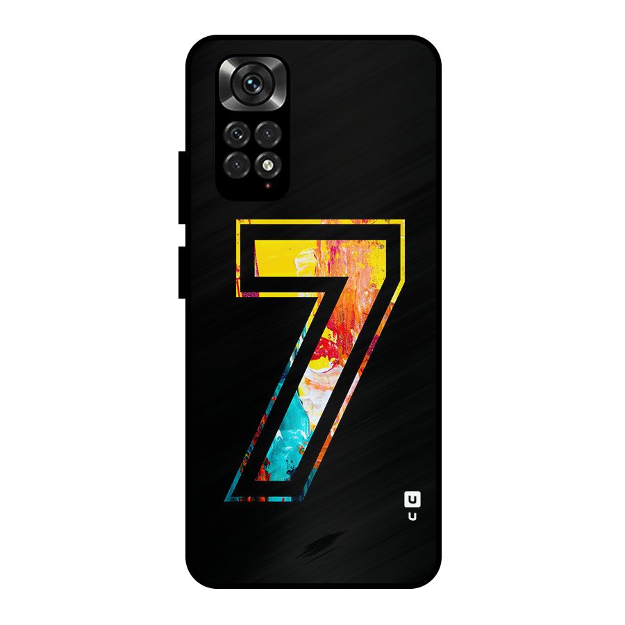 Lucky Number Metal Back Case for Redmi Note 11 Pro