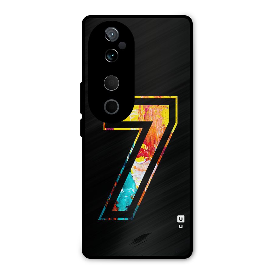 Lucky Number Metal Back Case for Vivo T3 Ultra