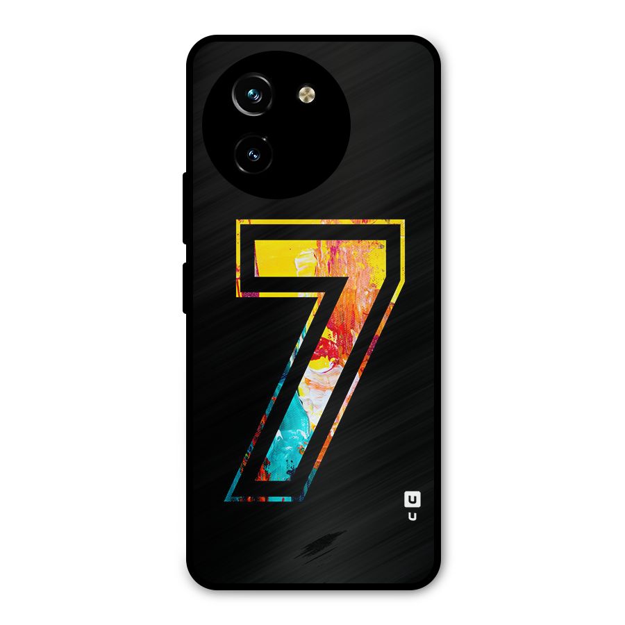 Lucky Number Metal Back Case for Vivo T3x