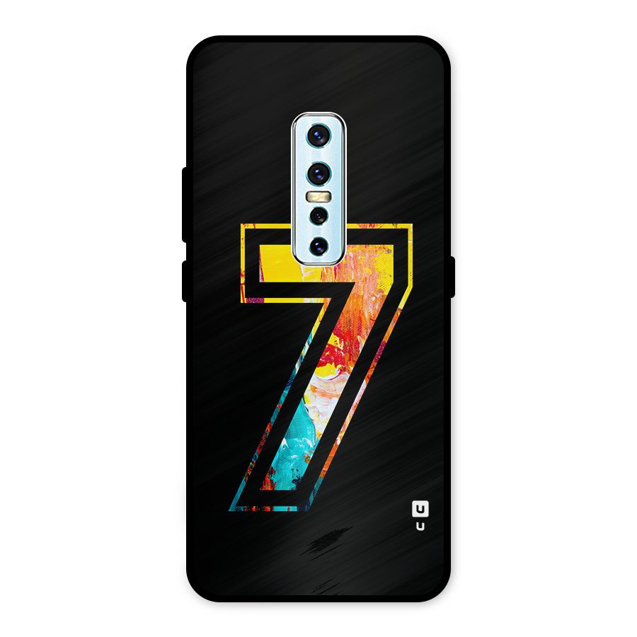 Lucky Number Metal Back Case for Vivo V17 Pro