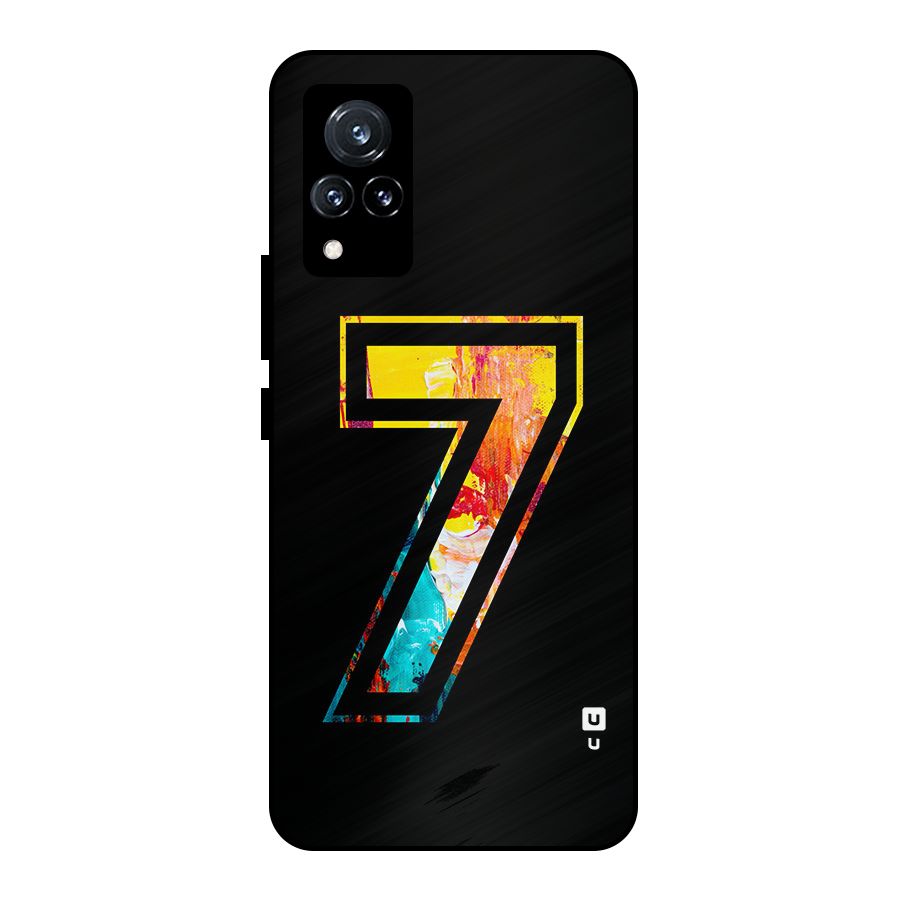 Lucky Number Metal Back Case for Vivo V21 5G