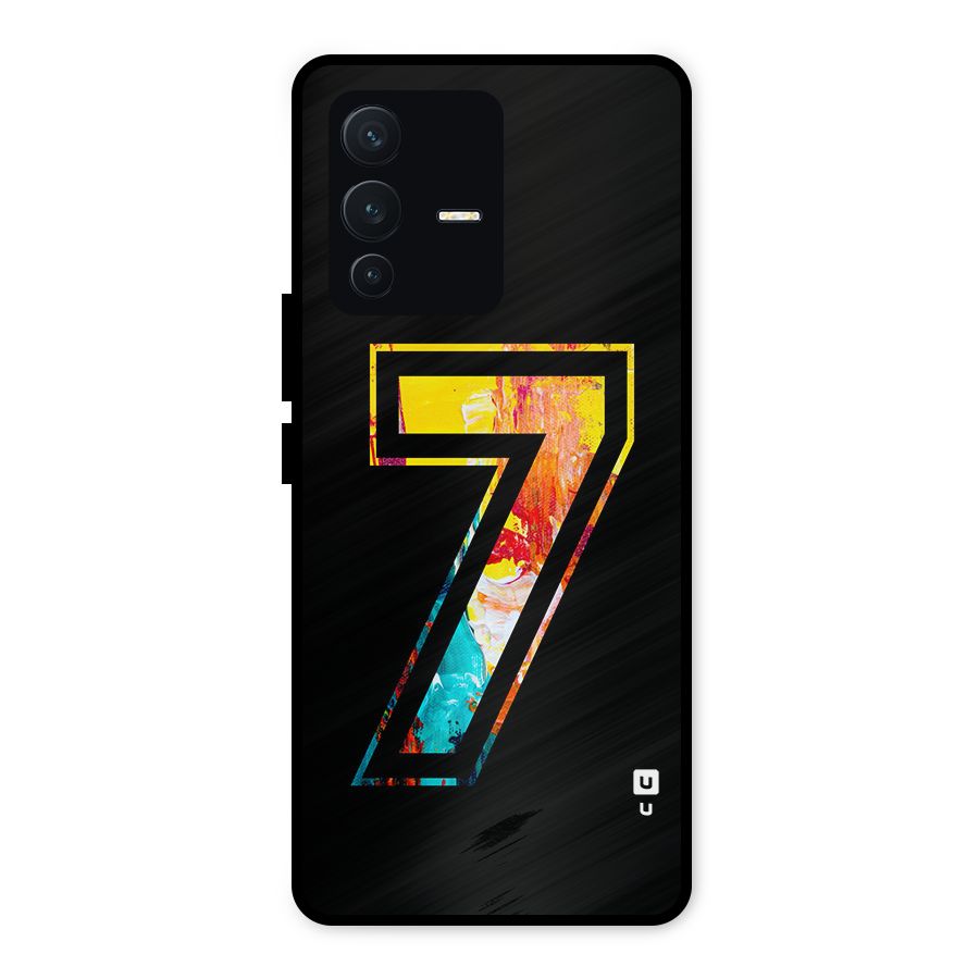 Lucky Number Metal Back Case for Vivo V23 5G