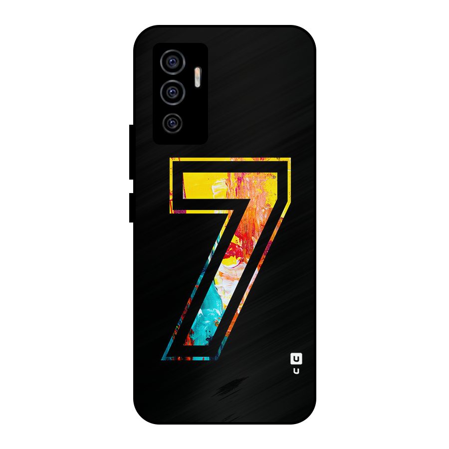 Lucky Number Metal Back Case for Vivo V23e