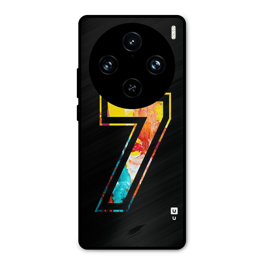 Lucky Number Metal Back Case for Vivo X100 Pro