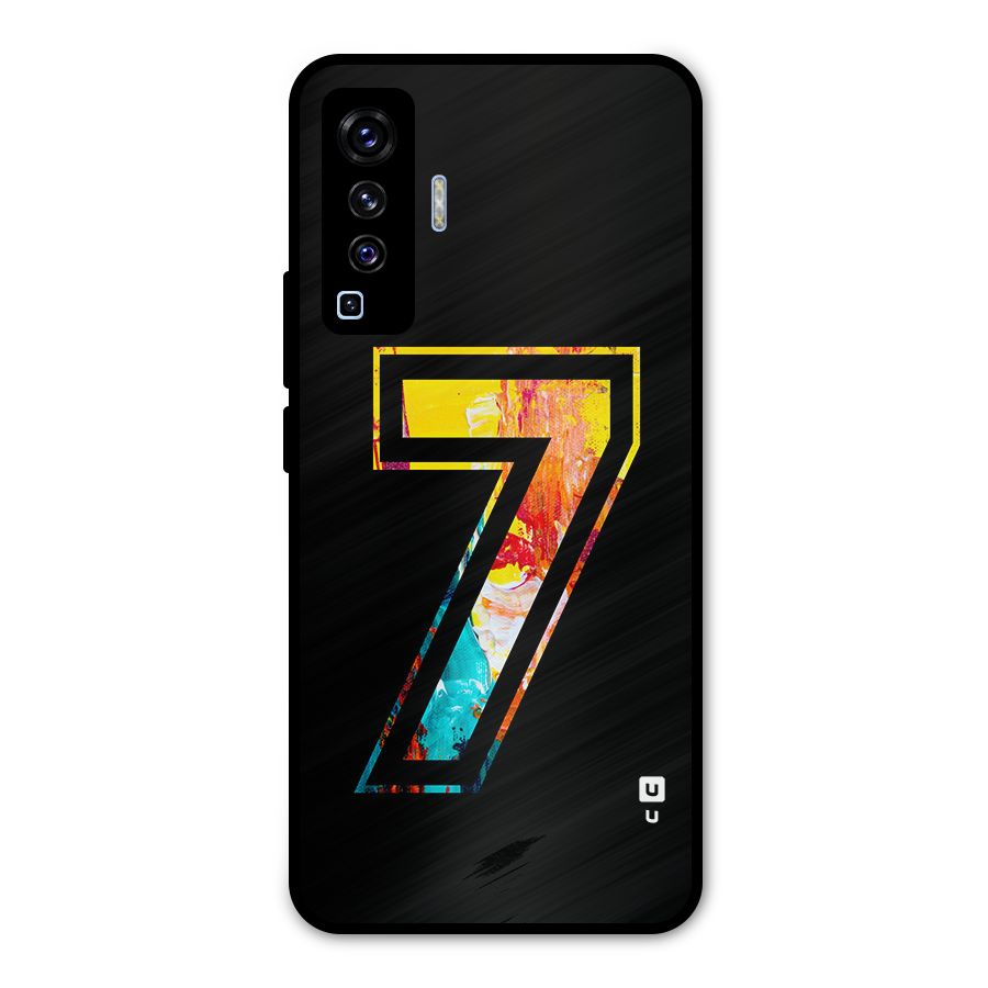 Lucky Number Metal Back Case for Vivo X50