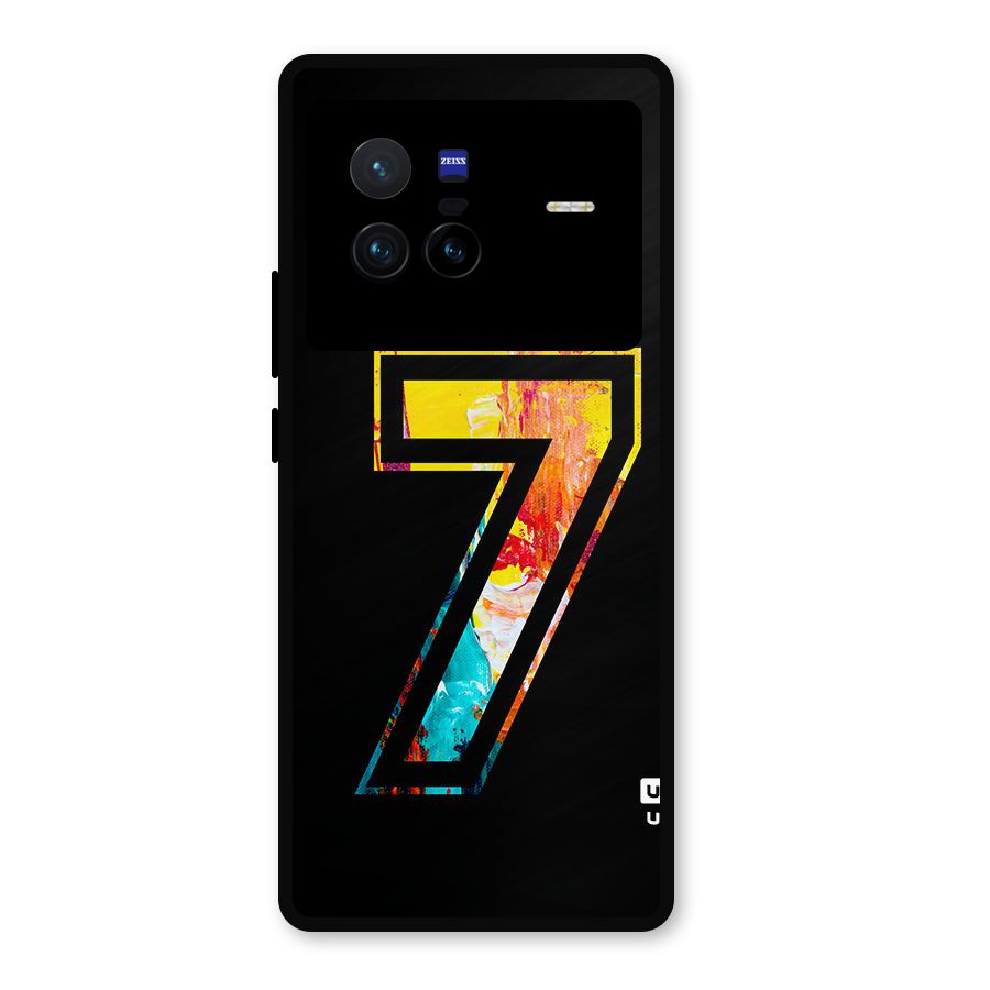 Lucky Number Metal Back Case for Vivo X80