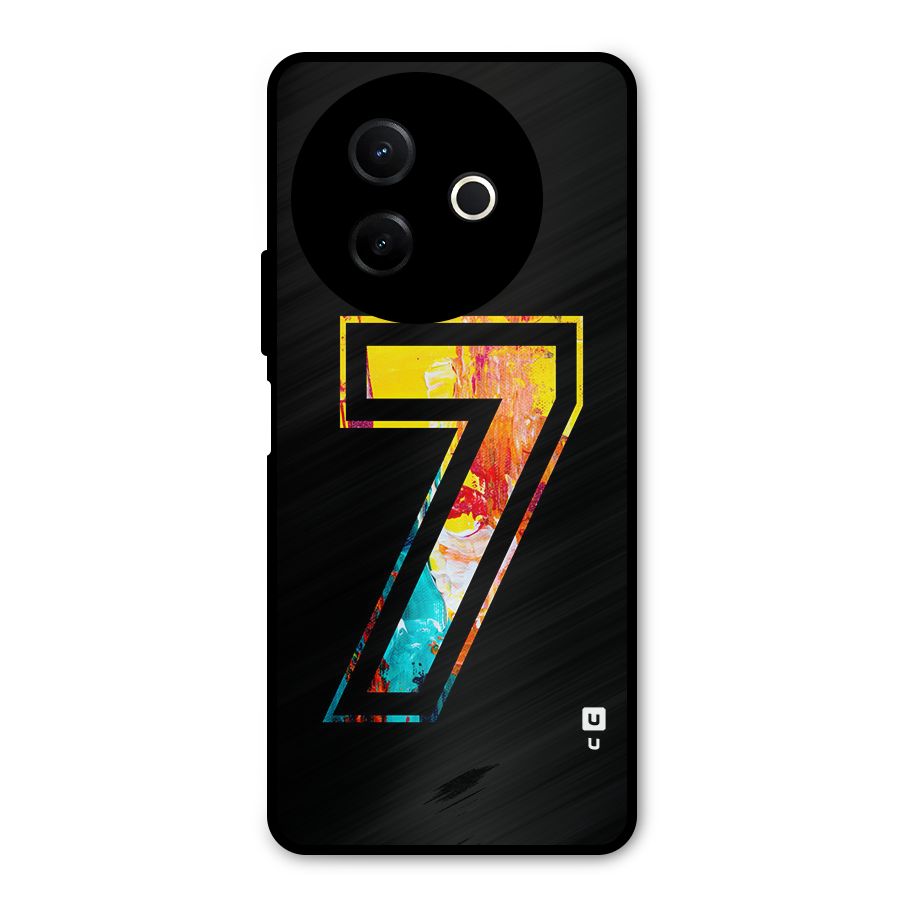 Lucky Number Metal Back Case for Vivo Y39