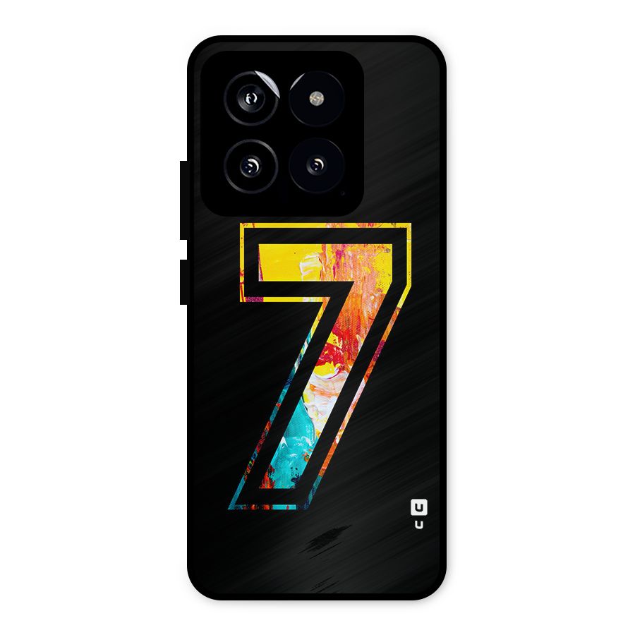 Lucky Number Metal Back Case for Xiaomi 14