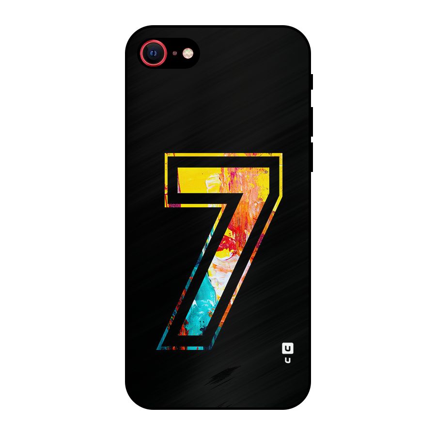 Lucky Number Metal Back Case for iPhone 7