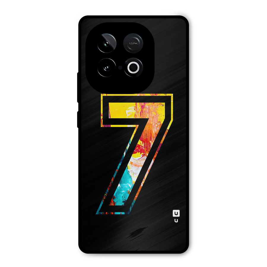 Lucky Number Metal Back Case for iQOO Neo 10