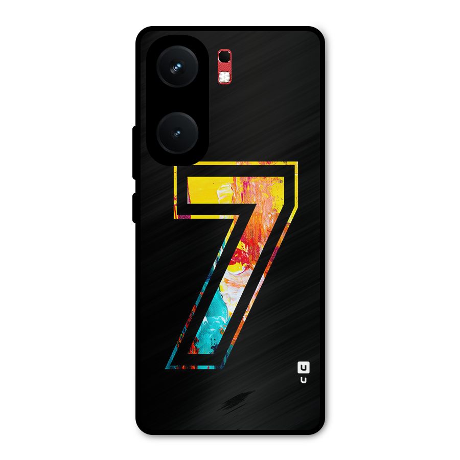Lucky Number Metal Back Case for iQOO Neo 9 Pro