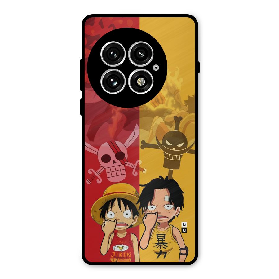 Luffy And Ace Metal Back Case for OnePlus 13
