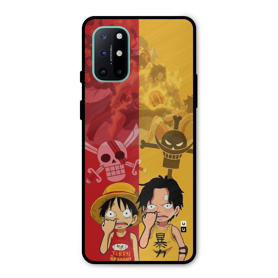 Luffy And Ace Metal Back Case for OnePlus 8T