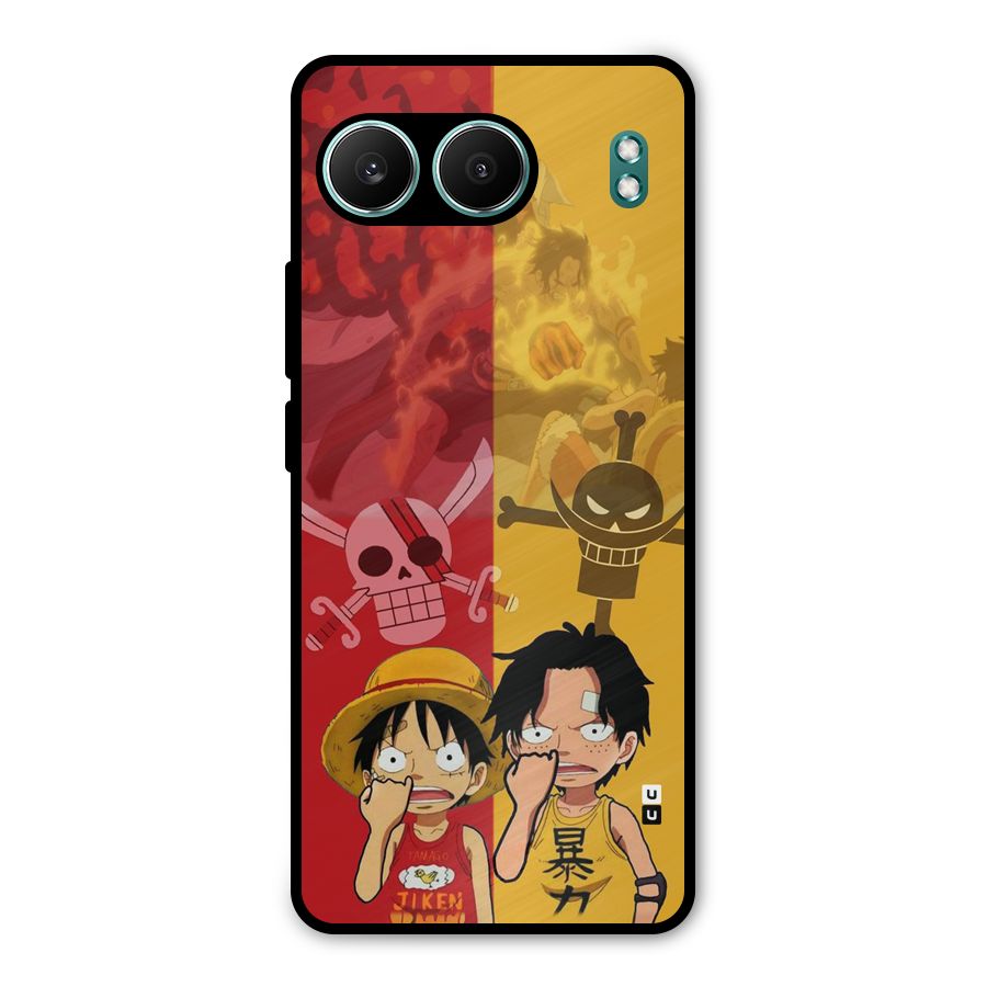 Luffy And Ace Metal Back Case for OnePlus Nord 4