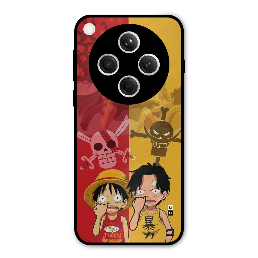 Luffy And Ace Metal Back Case for Oppo Find X8