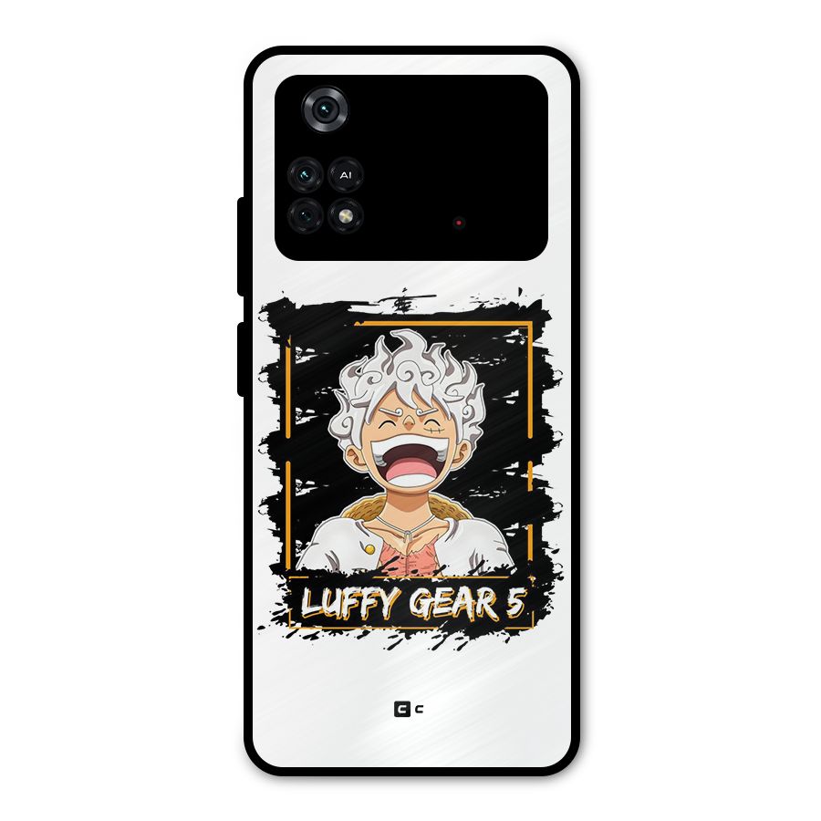 Luffy Gear 5 Metal Back Case for Poco M4 Pro 4G