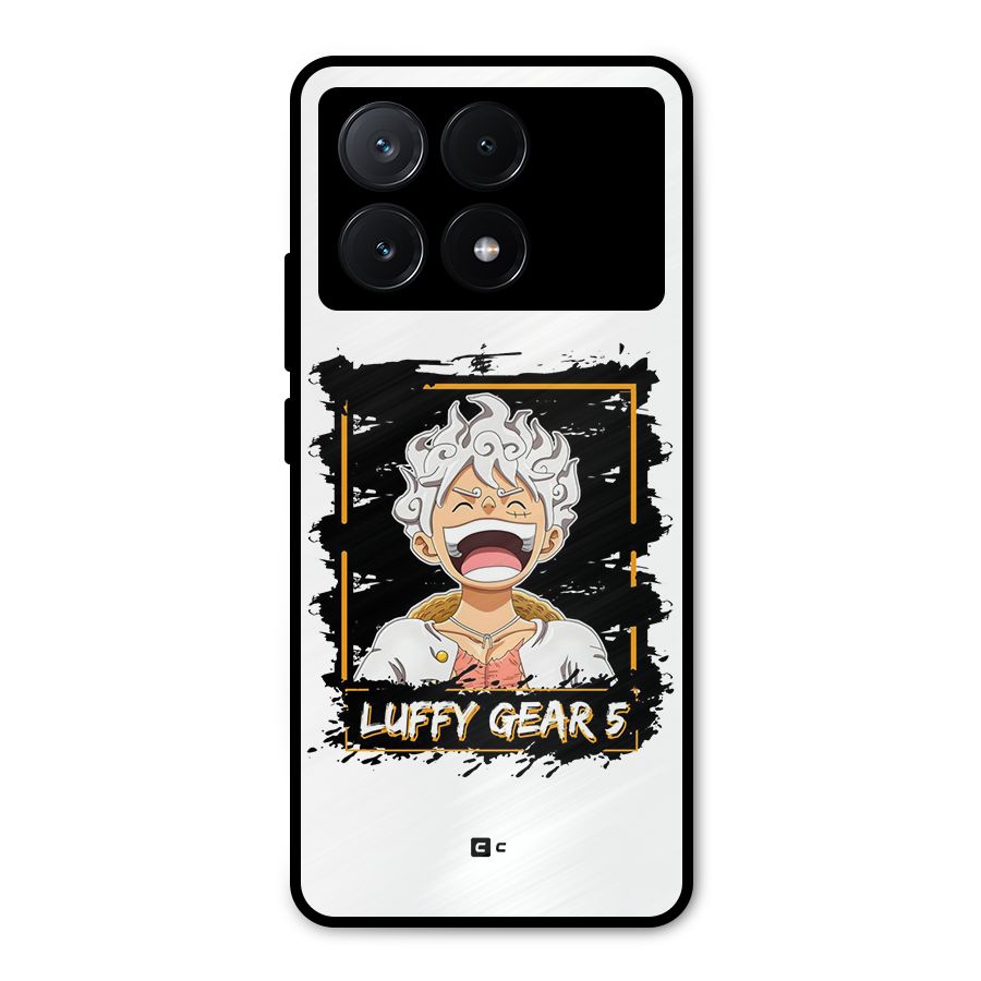 Luffy Gear 5 Metal Back Case for Poco X6 Pro